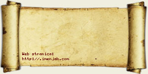 Jana Milošević vizit kartica